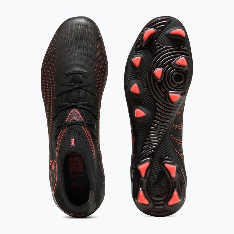 Кросівки футбольні PUMA Future 9 Pro FG/AG puma black/glowing red/strong grey 9