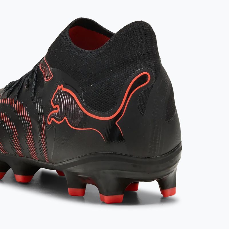 Кросівки футбольні дитячі PUMA Future 9 Pro FG/AG Jr puma black/puma white/blue jewel 13