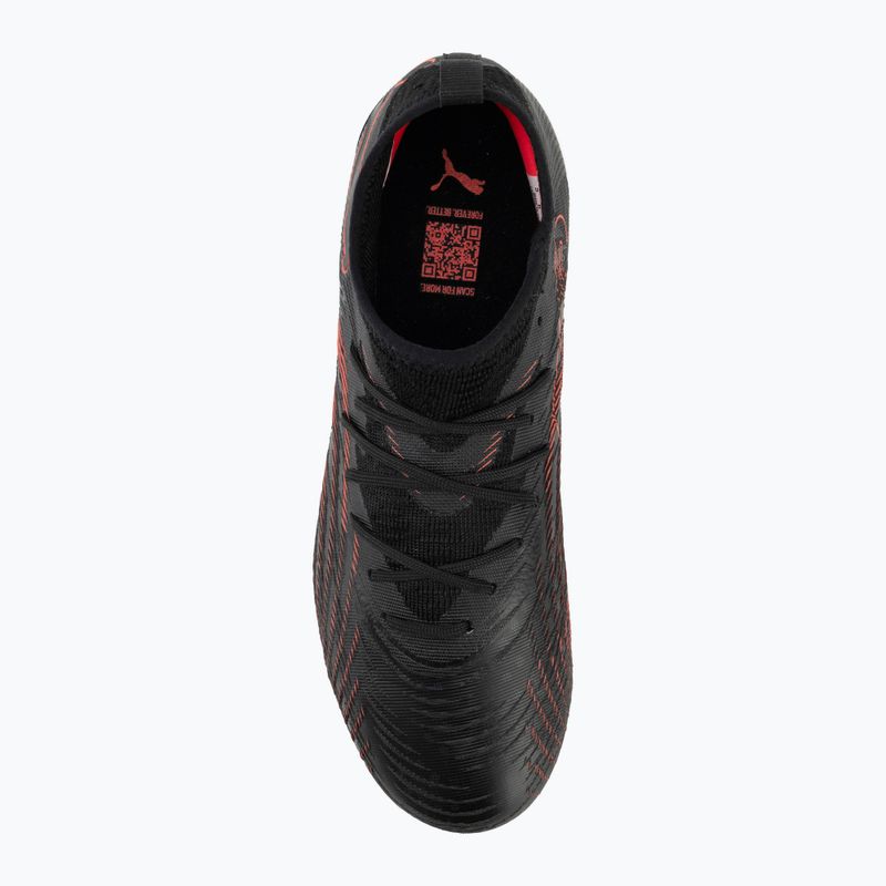 Кросівки футбольні дитячі PUMA Future 9 Match FG/AG Jr puma black/glowing red/strong grey 5