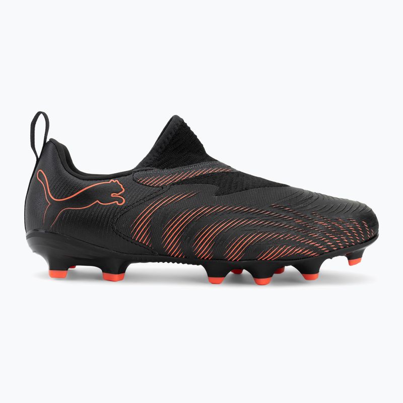 Кросівки футбольні дитячі PUMA Future 9 Match LL FG/AG Jr puma black/glowing red/strong grey 2