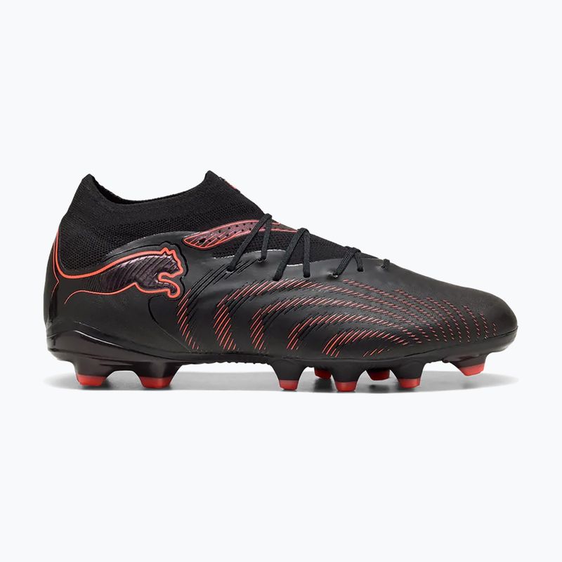 Кросівки футбольні дитячі PUMA Future 9 Match LL FG/AG Jr puma black/glowing red/strong grey 8