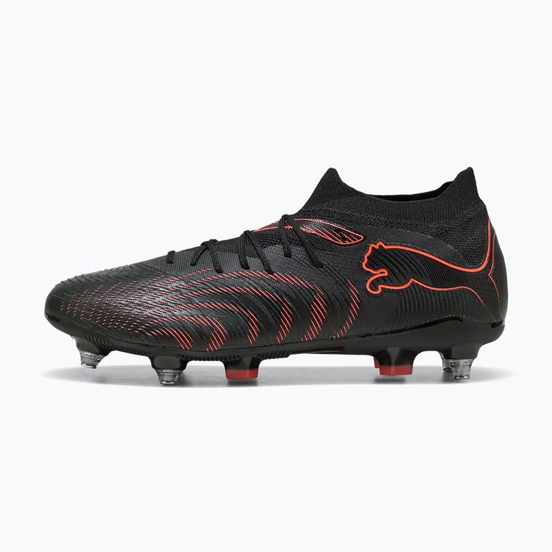 Кросівки футбольні PUMA Future 9 Match MxSG puma black/glowing red/strong grey 8