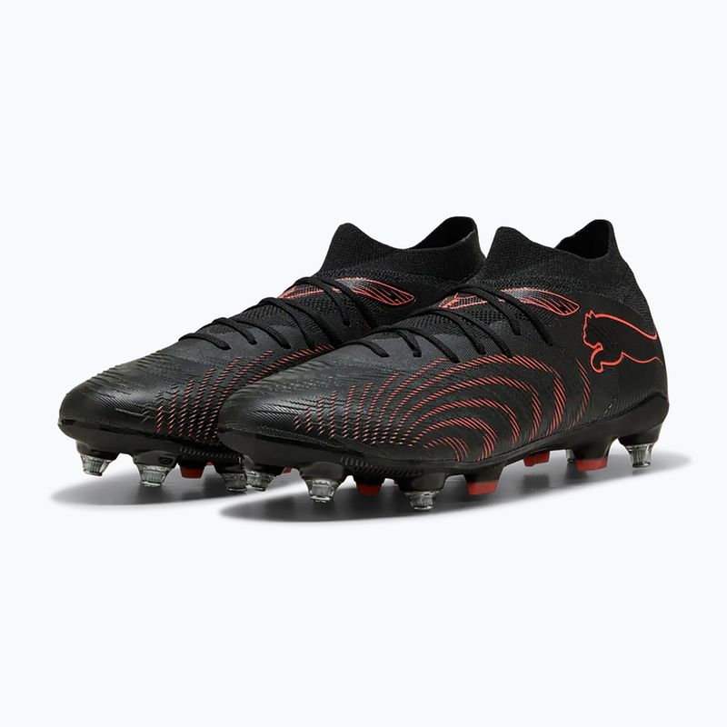 Кросівки футбольні PUMA Future 9 Match MxSG puma black/glowing red/strong grey 10