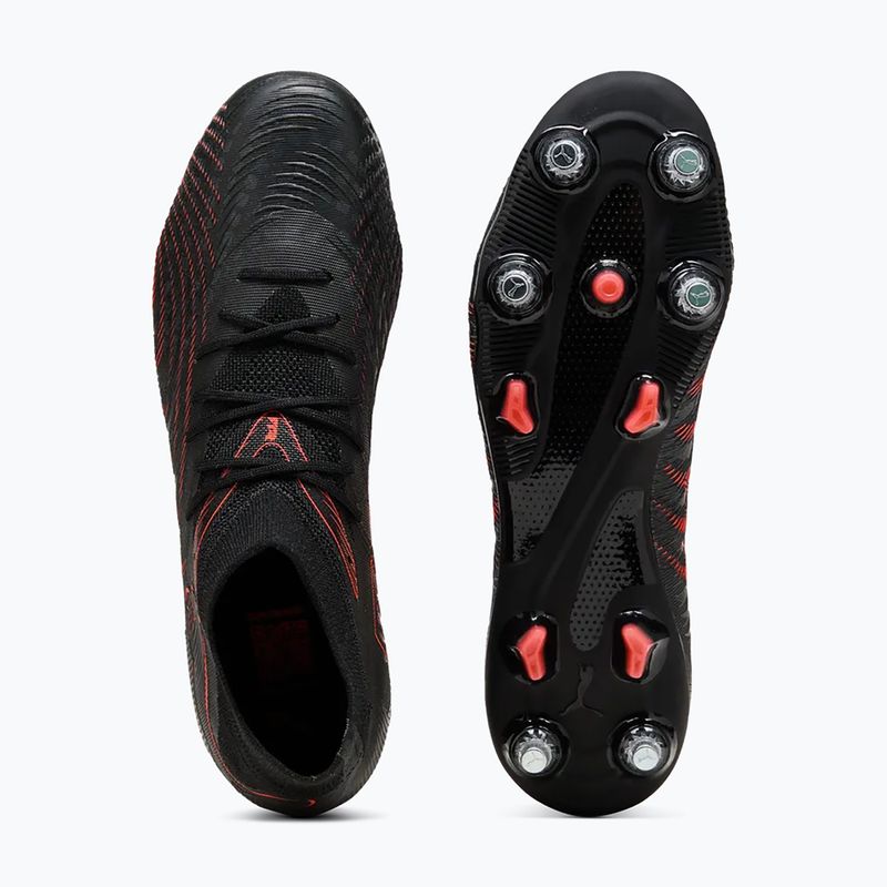 Кросівки футбольні PUMA Future 9 Match MxSG puma black/glowing red/strong grey 11