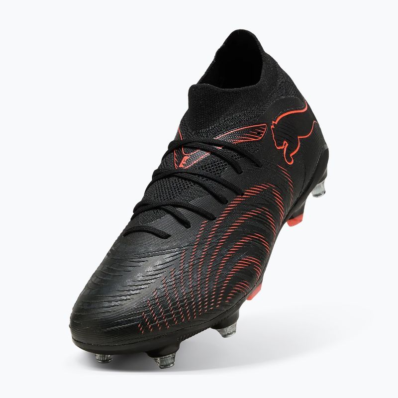 Кросівки футбольні PUMA Future 9 Match MxSG puma black/glowing red/strong grey 12