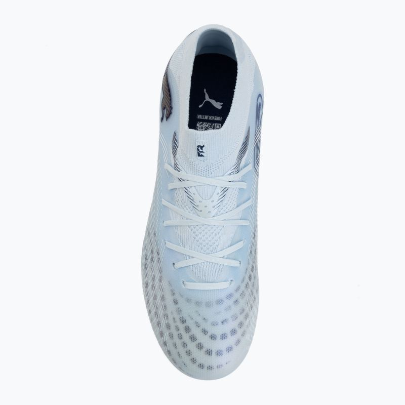 Кросівки футбольні дитячі PUMA Future 9 Pro FG/AG Jr icy blue/puma white/blue jewel 5