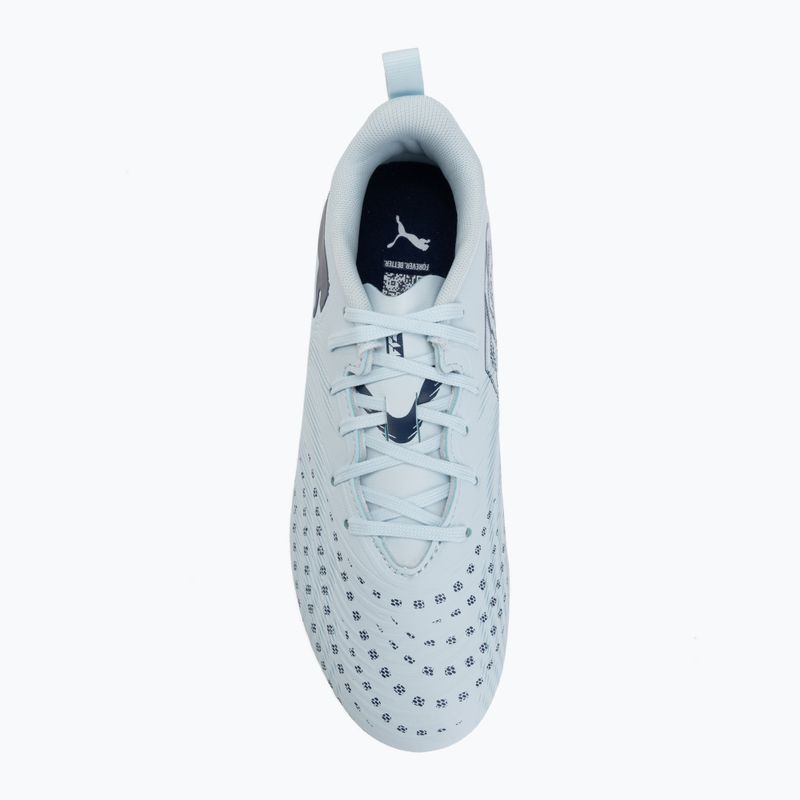 Кросівки футбольні дитячі PUMA Future 9 Play FG/AG Jr icy blue/puma white/blue jewel 5