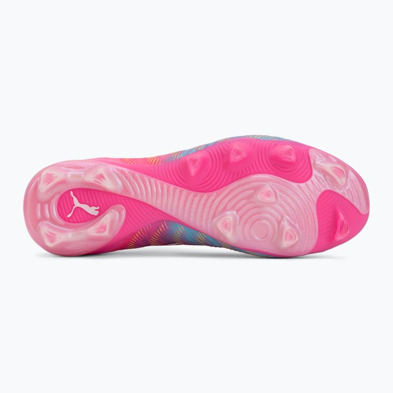 Кросівки футбольні PUMA Future 9 Fusion FG/AG poison pink/sun stream/bright aqua/puma wht 4
