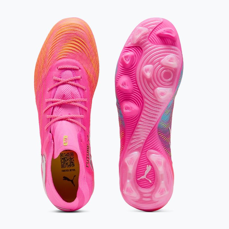 Кросівки футбольні PUMA Future 9 Fusion FG/AG poison pink/sun stream/bright aqua/puma wht 3