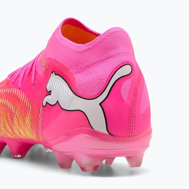 Кросівки футбольні PUMA Future 9 Pro FG/AG poison pink/sun stream/bright aqua/puma white 5