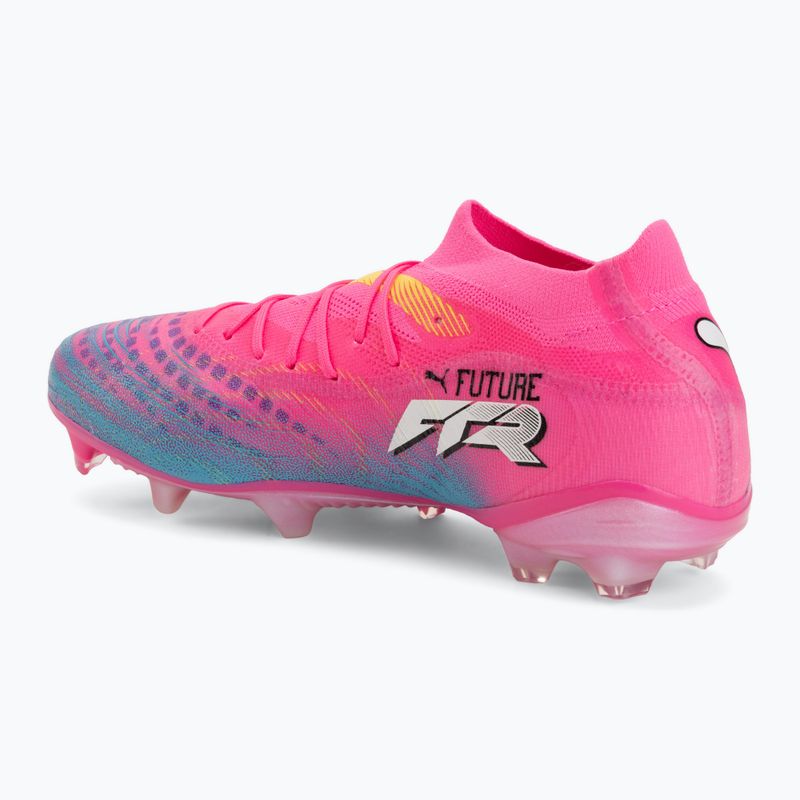 Кросівки футбольні PUMA Future 9 Match FG/AG poison pink/puma wht/sun stream/bright aqua/puma blk 3