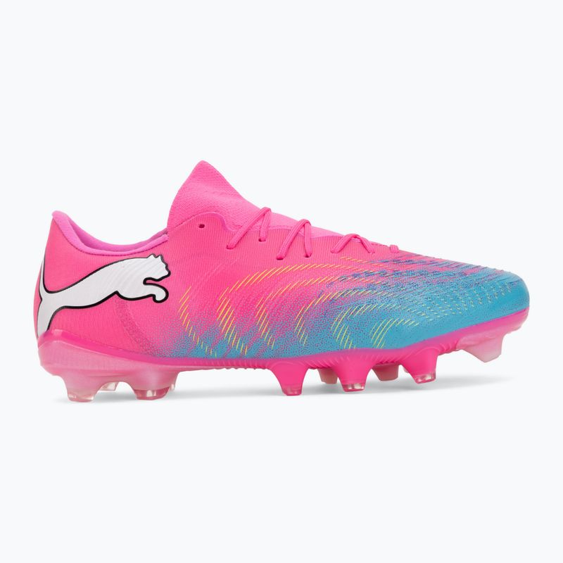 Кросівки футбольні PUMA Future 9 Match Fusion FG/AG poison pink/puma wht/sun stream/bright aqua/puma blk 2