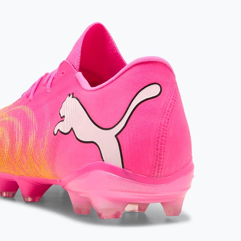 Кросівки футбольні PUMA Future 9 Match Fusion FG/AG poison pink/puma wht/sun stream/bright aqua/puma blk 6