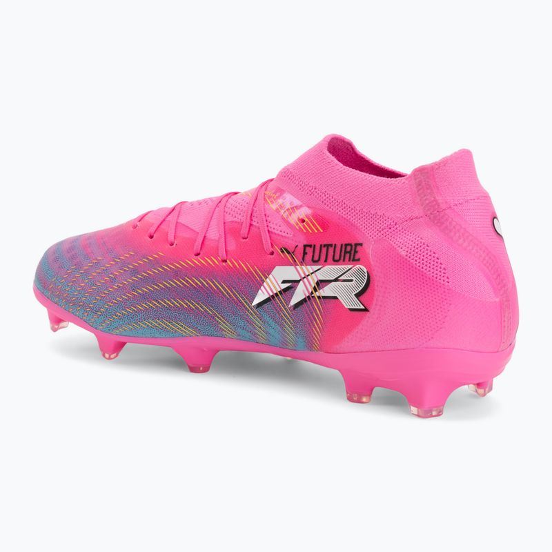 Кросівки футбольні дитячі PUMA Future 9 Pro FG/AG Jr poison pink/puma wht/sun stream/bright aqua/puma blk 3