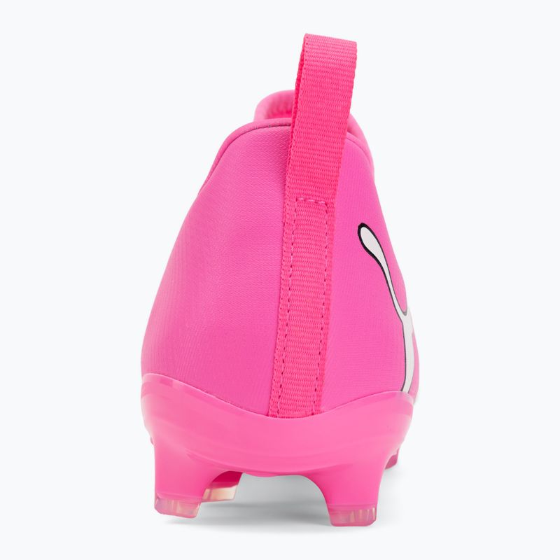 Кросівки футбольні дитячі PUMA Future 9 Match LL FG/AG Jr poison pink/puma wht/sun stream/bright aqua/puma blk 6