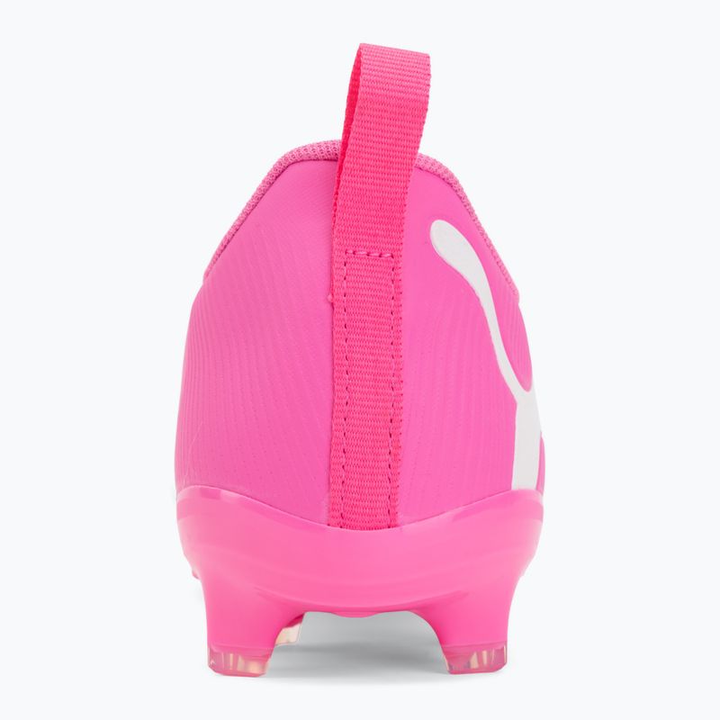 Кросівки футбольні дитячі PUMA Future 9 Play FG/AG Jr poison pink/puma wht/sun stream/bright aqua/puma blk 6