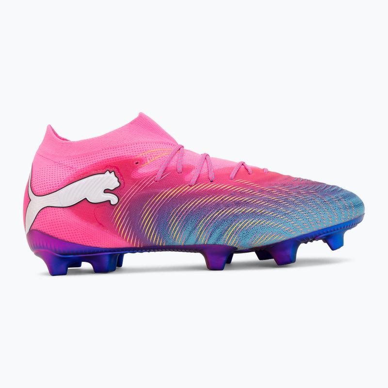 Кросівки футбольні PUMA Future 9 Ultimate FG poison pink/puma wht/sun stream/bright aqua/puma blk 2