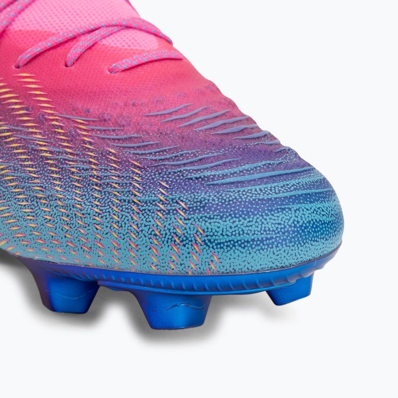 Кросівки футбольні PUMA Future 9 Ultimate FG poison pink/puma wht/sun stream/bright aqua/puma blk 7