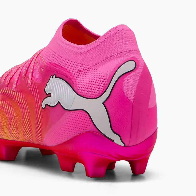 Кросівки футбольні PUMA Future 9 Ultimate FG poison pink/puma wht/sun stream/bright aqua/puma blk 4
