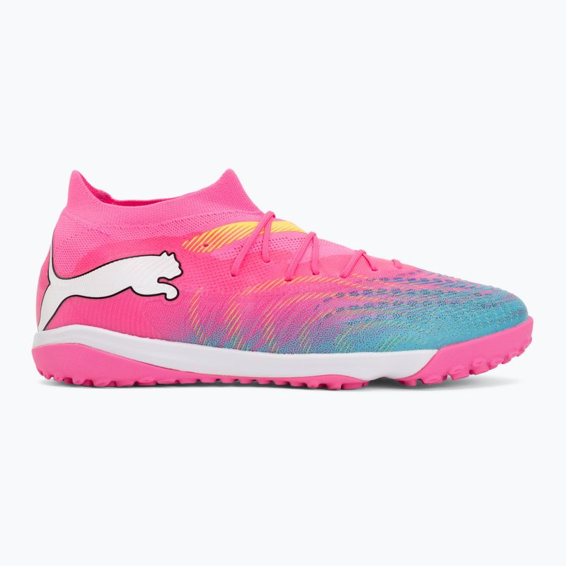 Кросівки футбольні PUMA Future 9 Match TT poison pink/puma wht/sun stream/bright aqua/puma blk 2