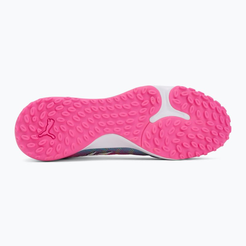 Кросівки футбольні PUMA Future 9 Match TT poison pink/puma wht/sun stream/bright aqua/puma blk 4