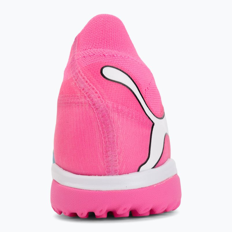 Кросівки футбольні PUMA Future 9 Match TT poison pink/puma wht/sun stream/bright aqua/puma blk 6