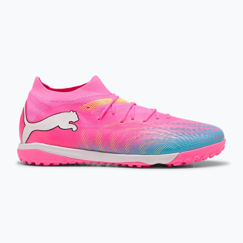 Кросівки футбольні PUMA Future 9 Match TT poison pink/puma wht/sun stream/bright aqua/puma blk 3