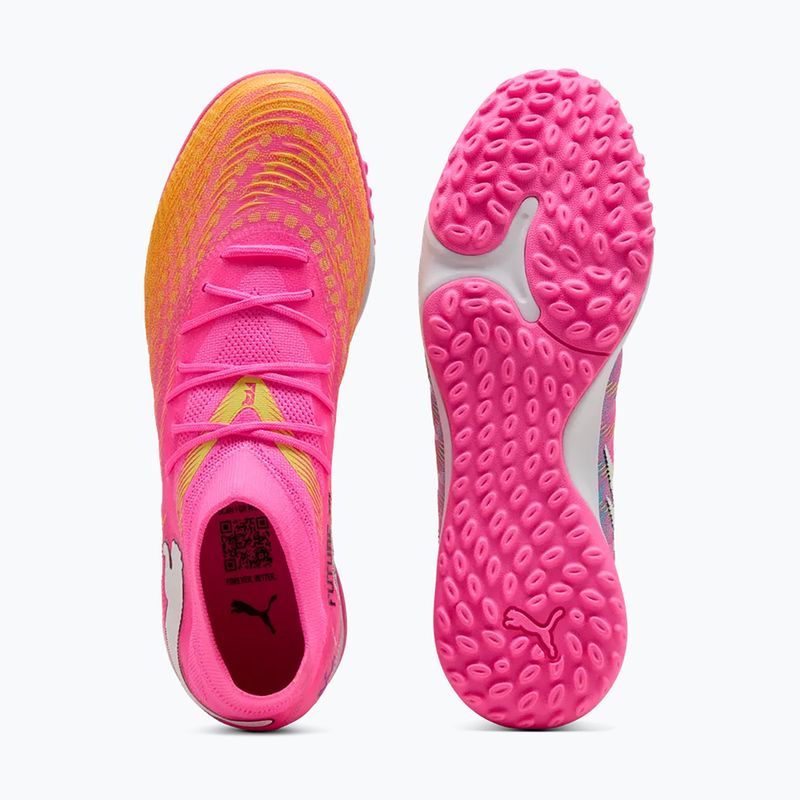 Кросівки футбольні PUMA Future 9 Match TT poison pink/puma wht/sun stream/bright aqua/puma blk 5