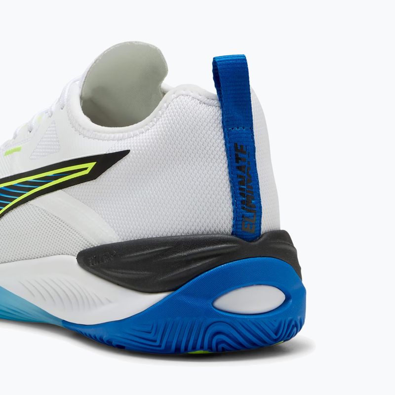 Кросівки гандбольні PUMA Eliminate Nitro 4 Game On puma white/glowing red/ultra blue 13