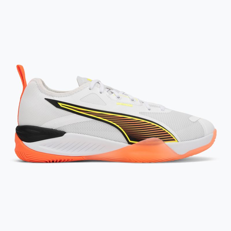 Кросівки гандбольні PUMA Eliminate Nitro 4 Game On puma white/glowing red/ultra blue 2