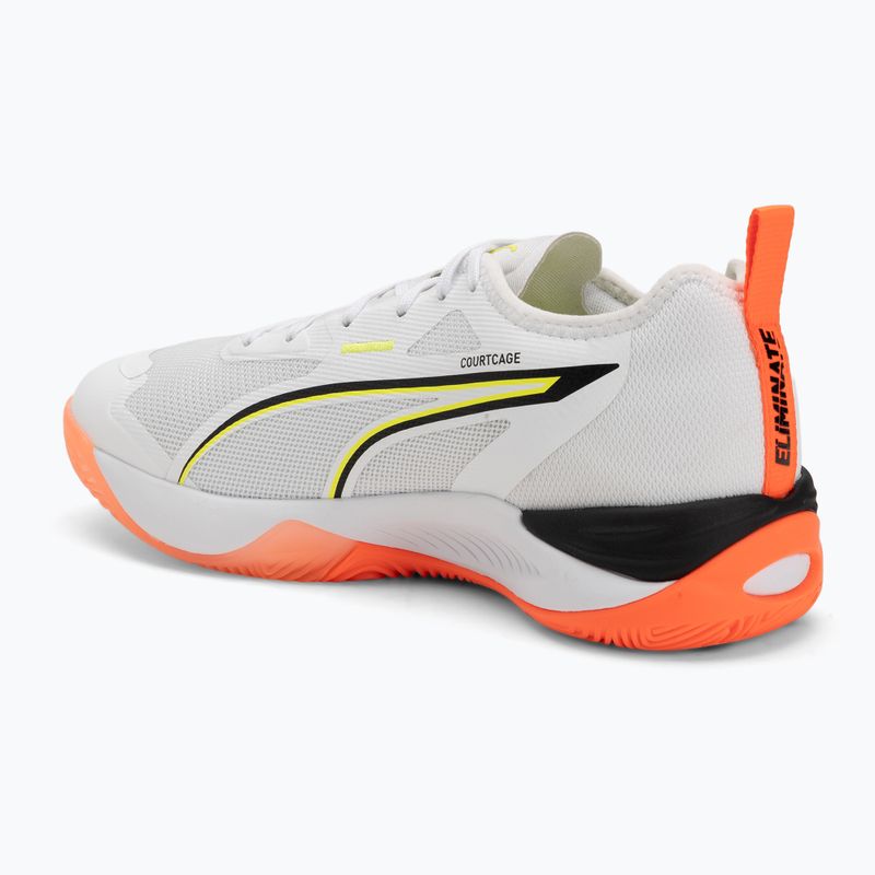 Кросівки гандбольні PUMA Eliminate Nitro 4 Game On puma white/glowing red/ultra blue 3