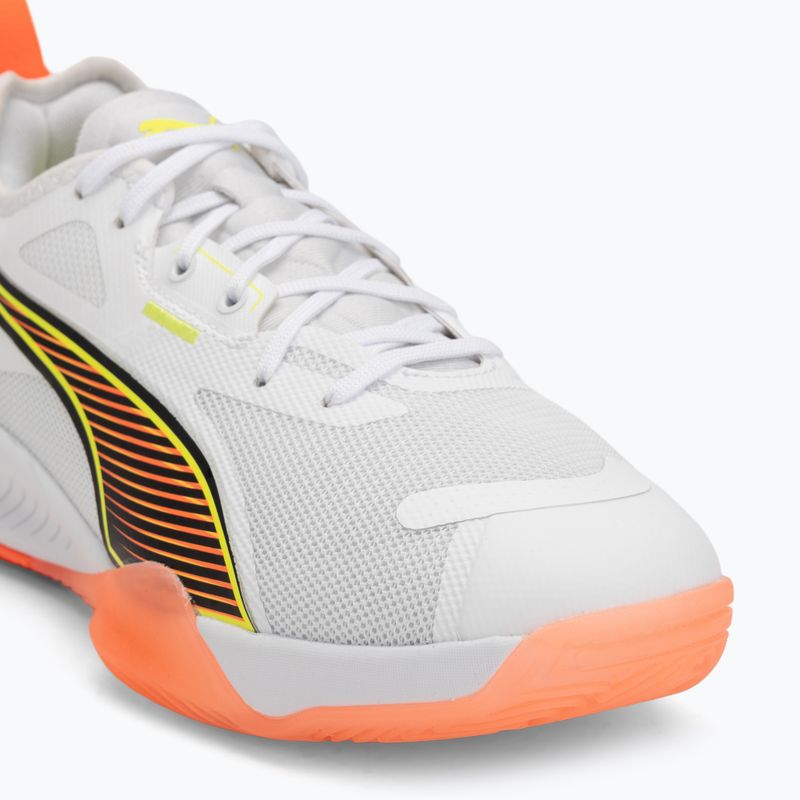 Кросівки гандбольні PUMA Eliminate Nitro 4 Game On puma white/glowing red/ultra blue 7