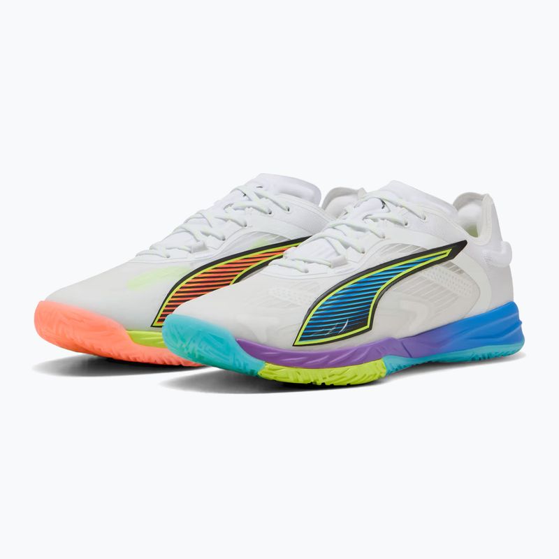 Кросівки гандбольні PUMA Accelerate Nitro SQD 4 Game On puma white/glowing red/ultra blue 11