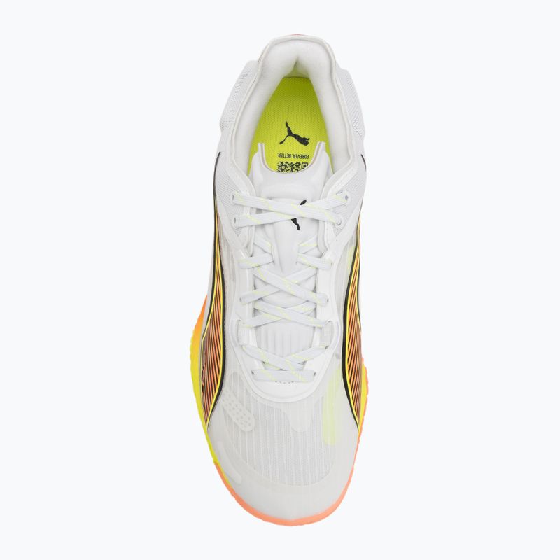 Кросівки гандбольні PUMA Accelerate Nitro SQD 4 Game On puma white/glowing red/ultra blue 5