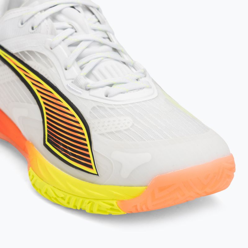 Кросівки гандбольні PUMA Accelerate Nitro SQD 4 Game On puma white/glowing red/ultra blue 7