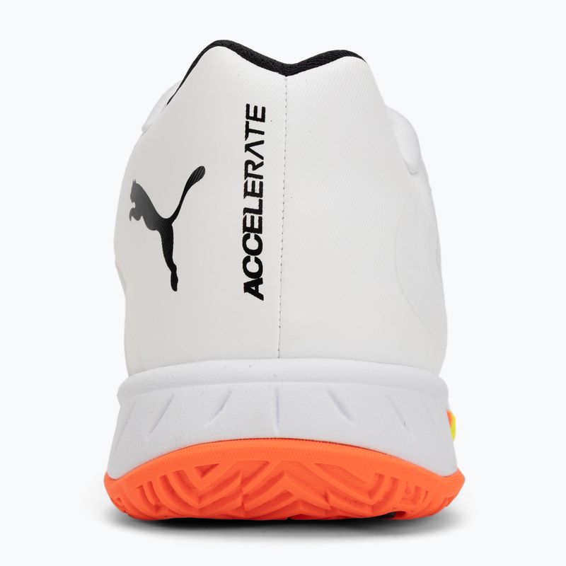 Кросівки гандбольні PUMA Accelerate Turbo 4 Game On puma white/glowing red/ultra blue 6