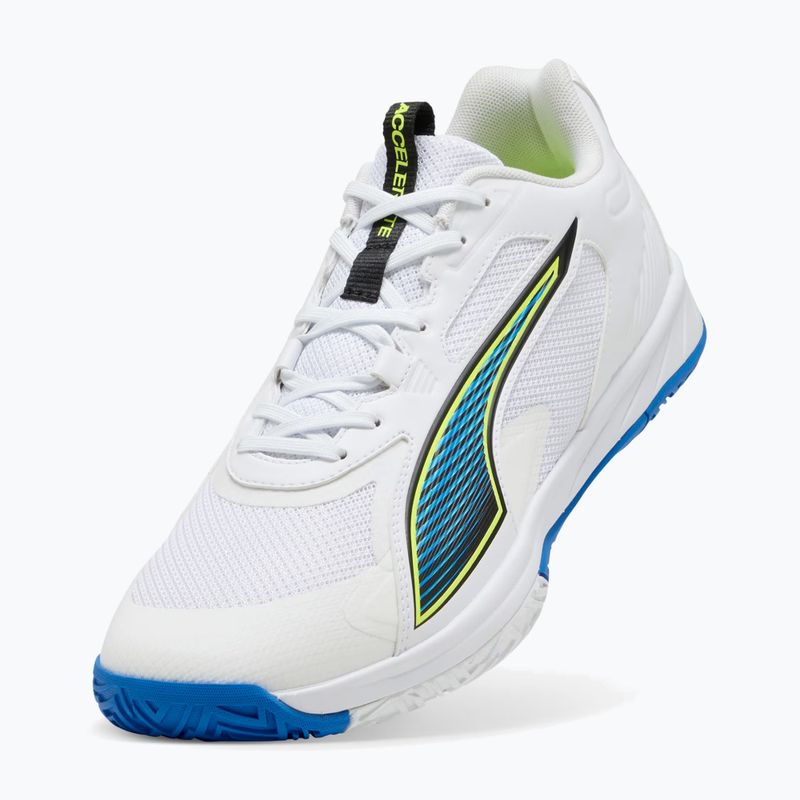Кросівки гандбольні PUMA Accelerate Pro 4 Game On puma white/glowing red/ultra blue 10