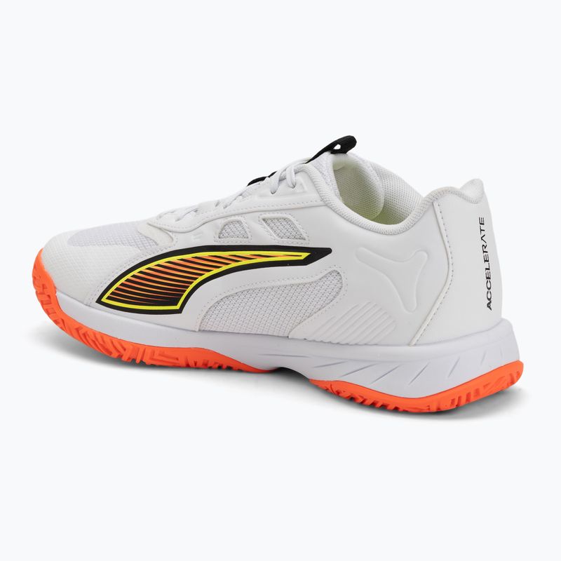 Кросівки гандбольні PUMA Accelerate Pro 4 Game On puma white/glowing red/ultra blue 3