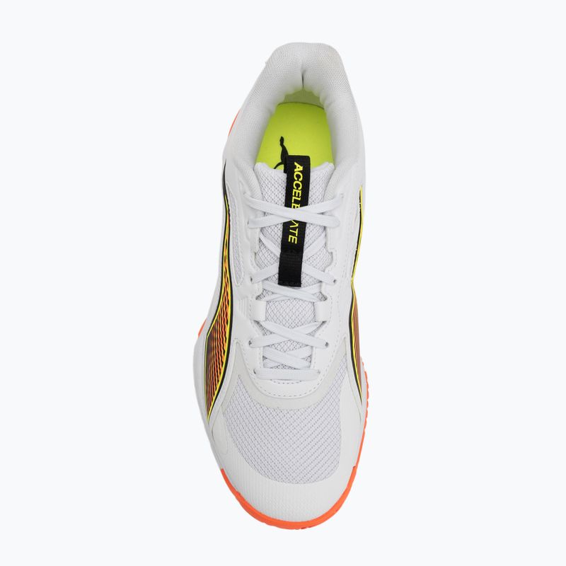 Кросівки гандбольні PUMA Accelerate Pro 4 Game On puma white/glowing red/ultra blue 5