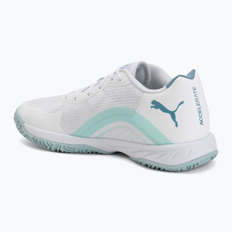 Гандбольне взуття PUMA Accelerate Pro 4 Game On puma white/baltic sea blue/fresh water 3