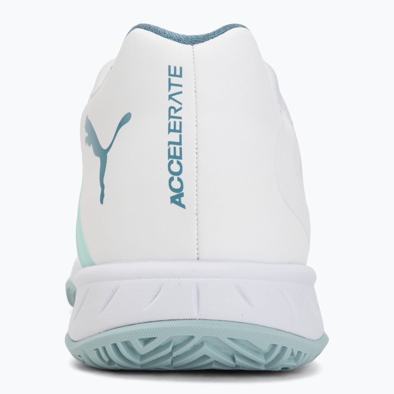 Гандбольне взуття PUMA Accelerate Pro 4 Game On puma white/baltic sea blue/fresh water 6