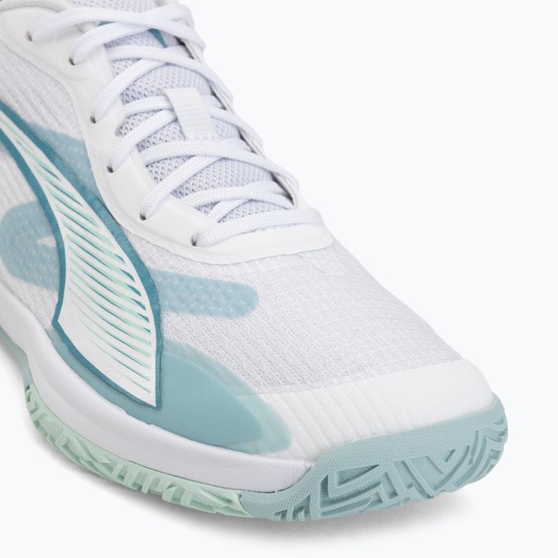 Гандбольне взуття PUMA Accelerate Pro 4 Game On puma white/baltic sea blue/fresh water 7