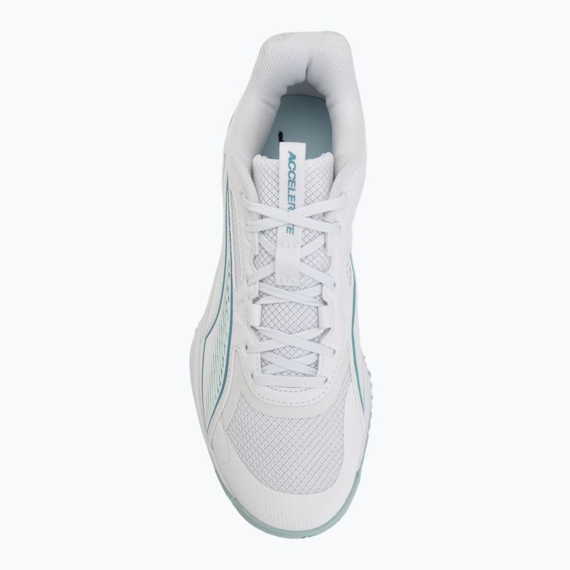 Гандбольне взуття PUMA Accelerate Pro 4 Game On puma white/baltic sea blue/fresh water 5