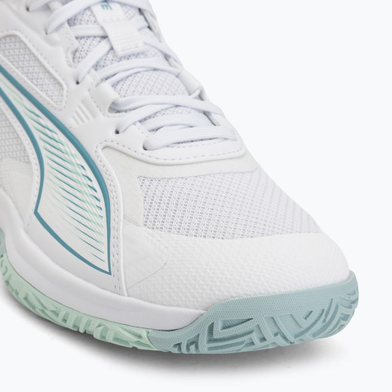 Гандбольне взуття PUMA Accelerate Pro 4 Game On puma white/baltic sea blue/fresh water 7