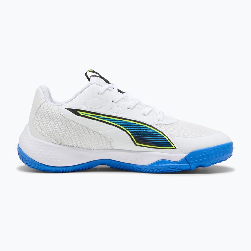 Кросівки гандбольні дитячі PUMA Accelerate 4 Game On Jr puma white/glowing red/ultra blue 9