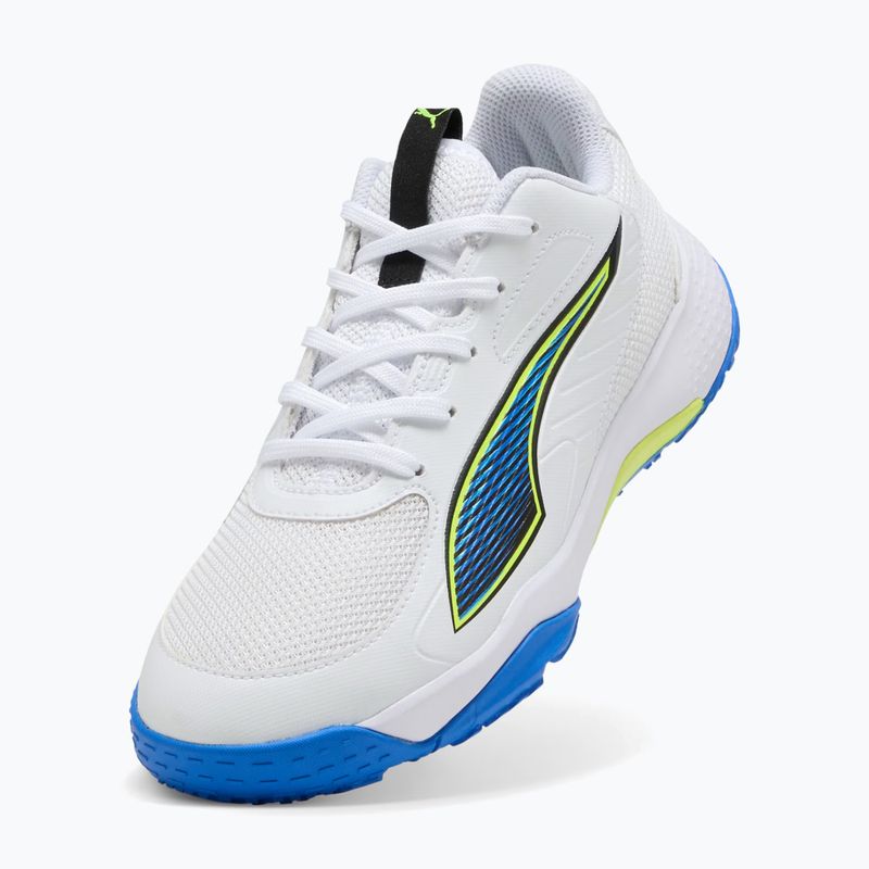 Кросівки гандбольні дитячі PUMA Accelerate 4 Game On Jr puma white/glowing red/ultra blue 10