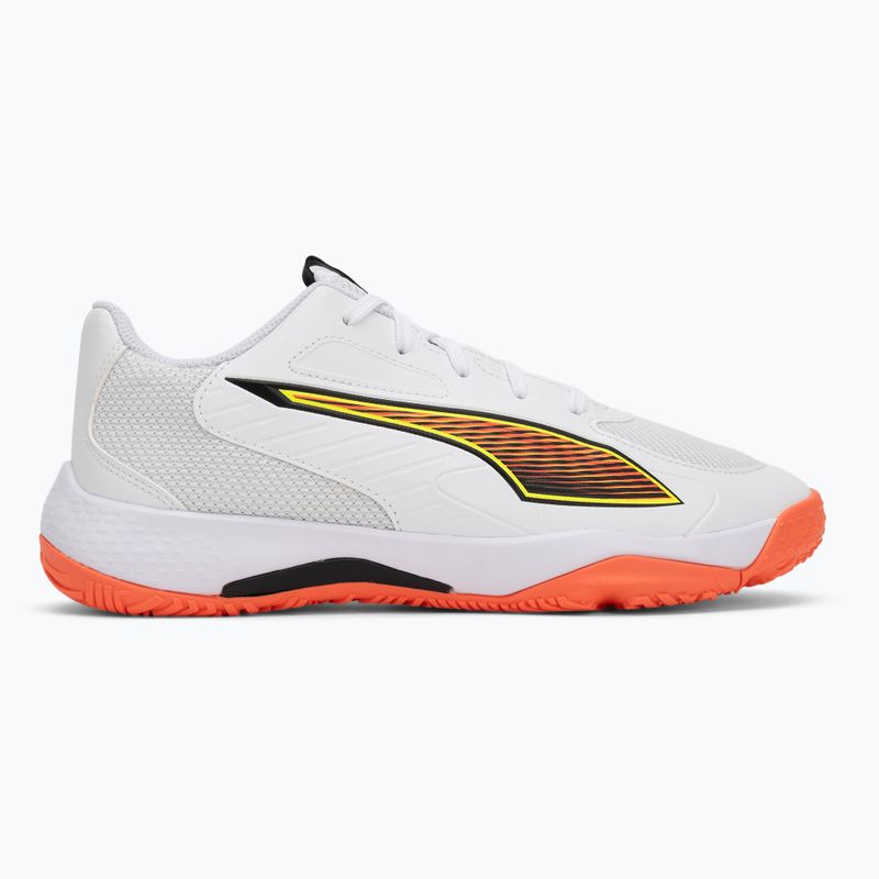 Кросівки гандбольні дитячі PUMA Accelerate 4 Game On Jr puma white/glowing red/ultra blue 2