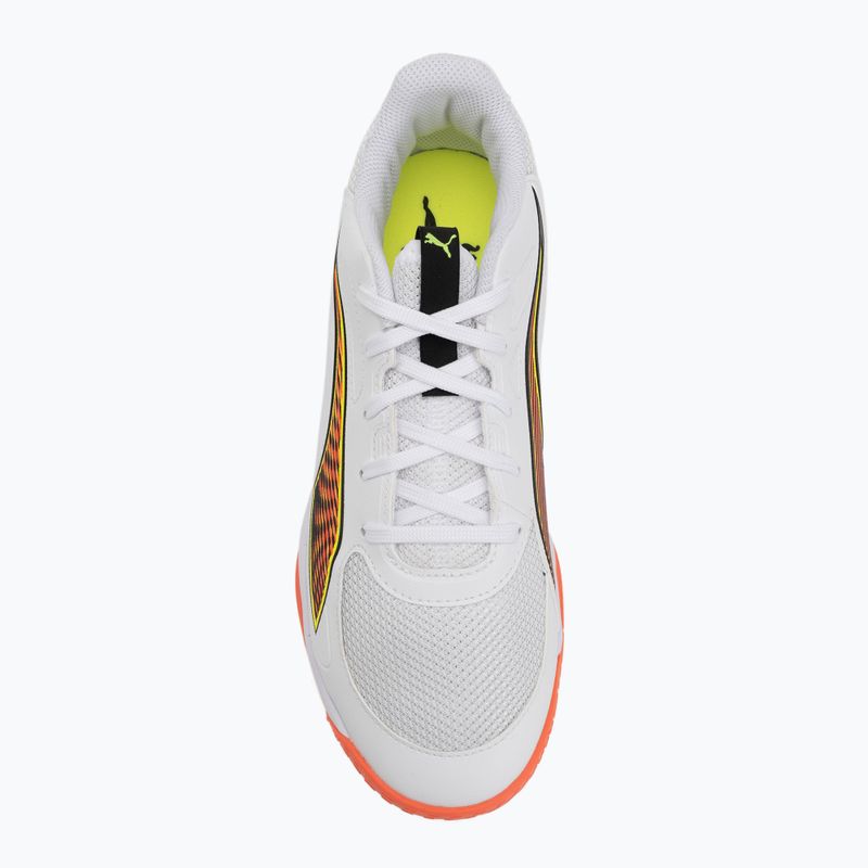 Кросівки гандбольні дитячі PUMA Accelerate 4 Game On Jr puma white/glowing red/ultra blue 5