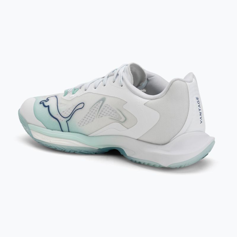 Кросівки гандбольні жіночі PUMA Vantage Nitro Game On puma white/baltic blue/fresh water 3