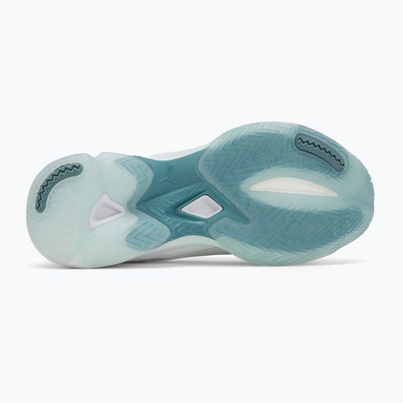 Кросівки гандбольні жіночі PUMA Vantage Nitro Game On puma white/baltic blue/fresh water 4